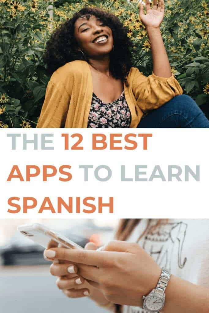 best apps to learn spanish pinterest image