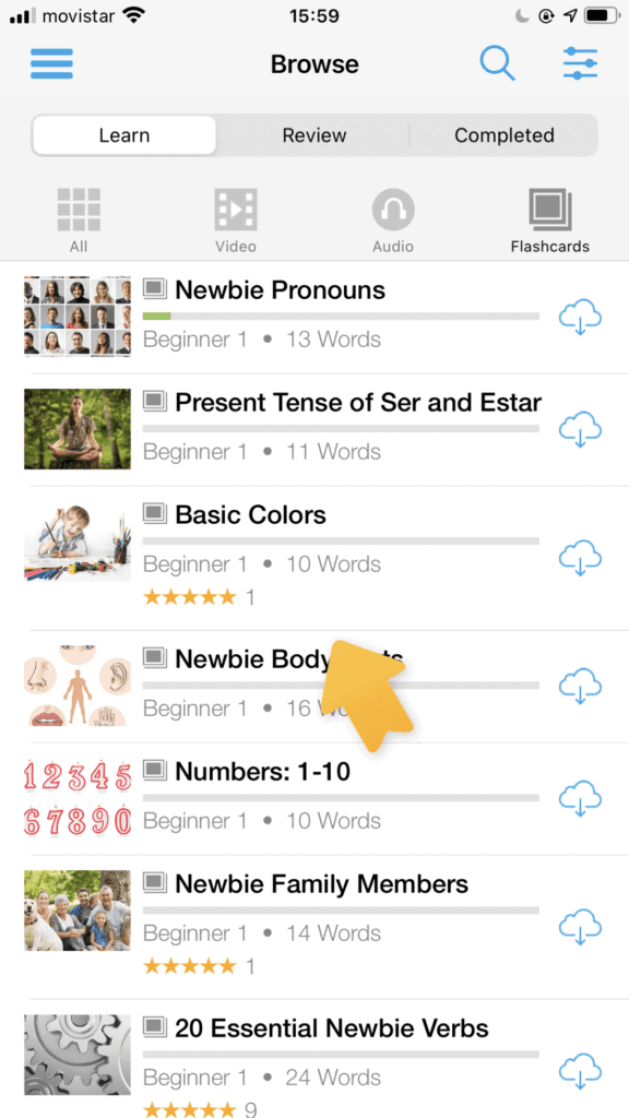 fluentu language learning app review screenshot