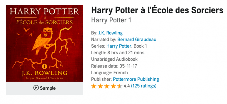 harry potter 2 livre audio gratuit